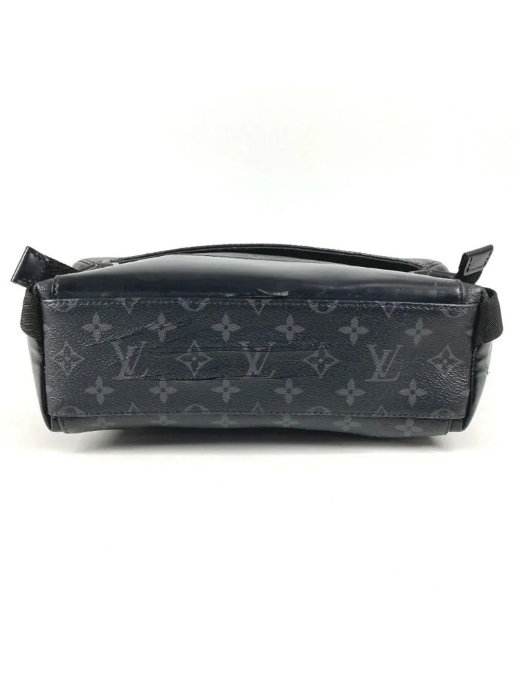 Louis Vuitton Shoulder Bag Messenger Voyage PM Monogram Eclipse Canvas Black